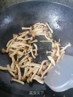 Make Crab mushroom tofu soup step 1
