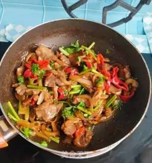 Make Onion beef step 12