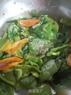 Make Eggs and peppers step 3
