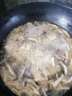 Make Crab mushroom tofu soup step 6