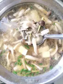 Make Crab mushroom tofu soup step 7