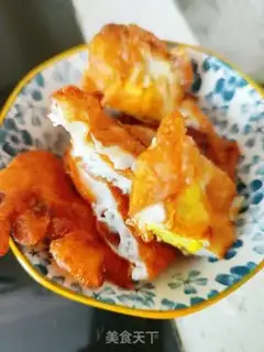 Make Tofu fried eggs step 2