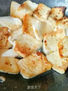Make Tofu fried eggs step 4