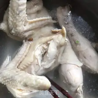 Make The cold hand tore the chicken step 8