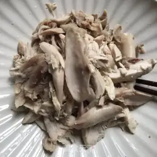 Make The cold hand tore the chicken step 9