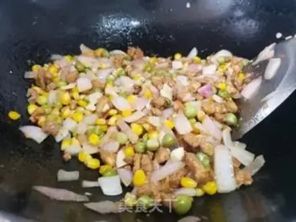 Make Peas and corn step 4