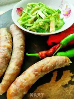 Make Garlic pepper and sausage step 0