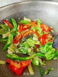 Make Garlic pepper and sausage step 3