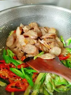 Make Garlic pepper and sausage step 4