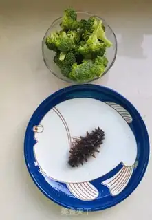 Make Sea cucumbers and blue flowers step 0