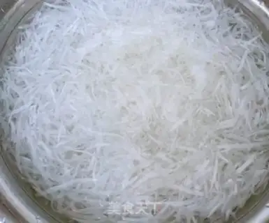 Make Double radish silkballs step 3