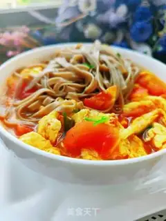 Make Tomato egg noodle step 13