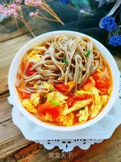 Make Tomato egg noodle step 15