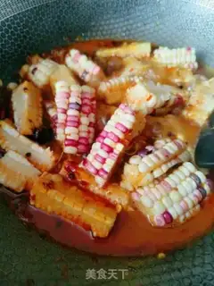 Make Shrimp-tailed corn step 4