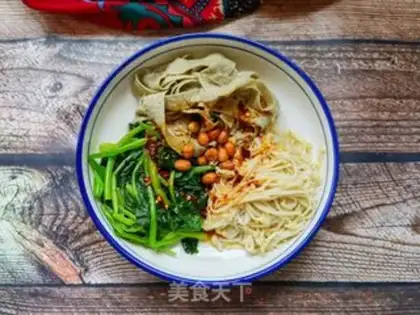 Make ♪ Golden fungus spinach with black tofu ♪ step 9