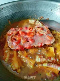 Make Shrimp-tailed corn step 5