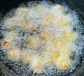 Make Double radish silkballs step 11