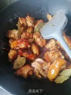 Make Red burning pig hoof step 5