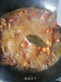 Make Red burning pig hoof step 7