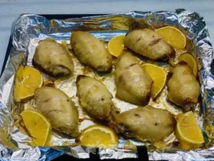 Make Orange chicken wings step 3