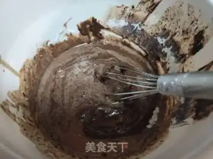 Make Chocolate mousse cake step 1