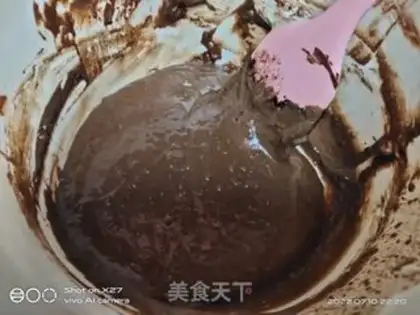 Make Chocolate mousse cake step 2
