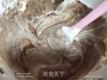 Make Chocolate mousse cake step 7