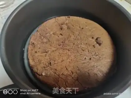 Make Chocolate mousse cake step 13
