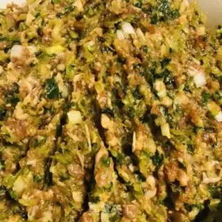 Make Celery on the side of a scallop step 9