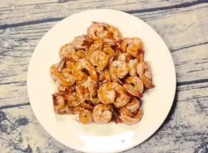 Make Coke shrimp step 4