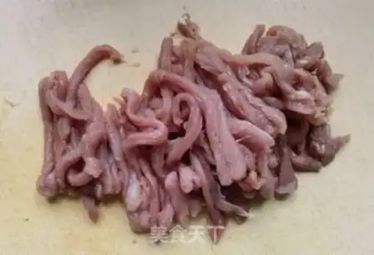 Make The rice is fried meat step 1
