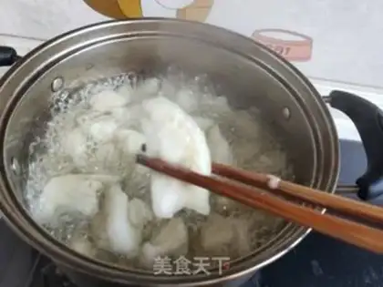 Make Garlic sesame sauce and eggplant step 4