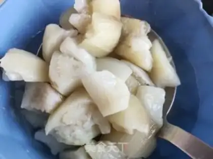 Make Garlic sesame sauce and eggplant step 5