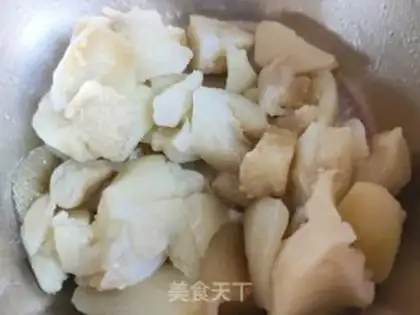 Make Garlic sesame sauce and eggplant step 6