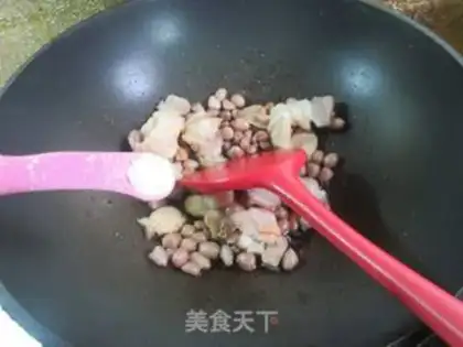 Make Peanut rice back in the pot step 5