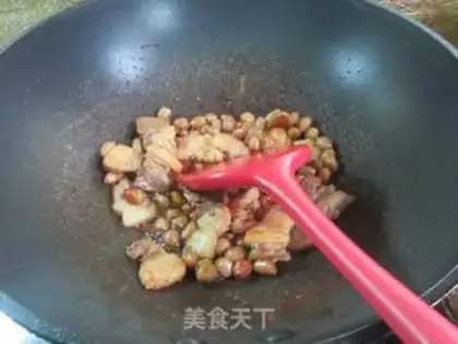 Make Peanut rice back in the pot step 7