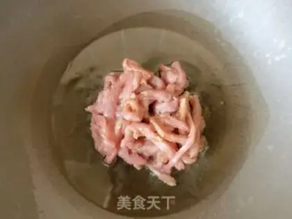 Make The rice is fried meat step 6
