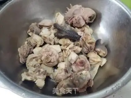 Make Frozen chicken with mushrooms step 6