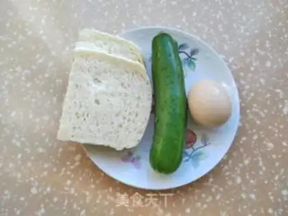 Make cucumber egg sandwich step 0