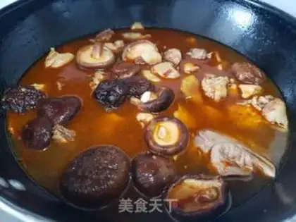 Make Frozen chicken with mushrooms step 9