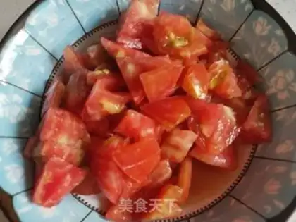Make Tomato shrimp balls, egg soup step 0