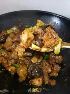 Make Frozen chicken with mushrooms step 13