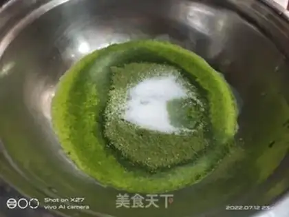 Make Tea mousse cake step 10