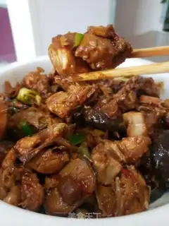 Make Frozen chicken with mushrooms step 16