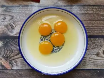 Make Cream pepper for fried eggs step 1