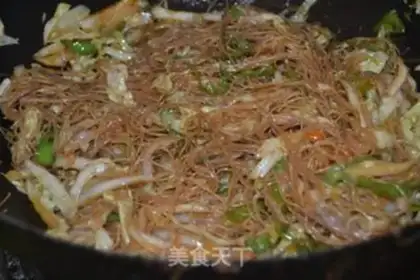 Make Shrimp rice powder step 3