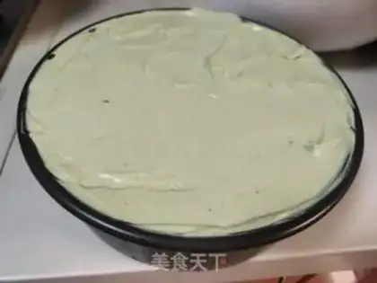 Make Tea mousse cake step 16
