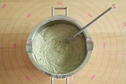 Make The whole wheat rubbing tea and bean cake step 3