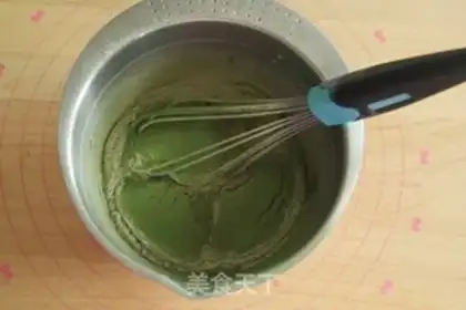 Make The whole wheat rubbing tea and bean cake step 4