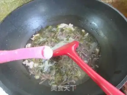 Make Pickles, chicken leg, pasta step 7